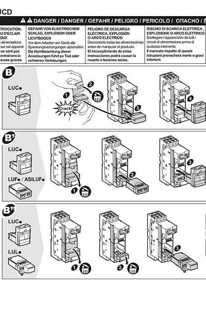 schneider施耐德TeSys Ultra - LUB Power Base + LUCA_LUCB_LUCC_LUCD Control Units - 说明页